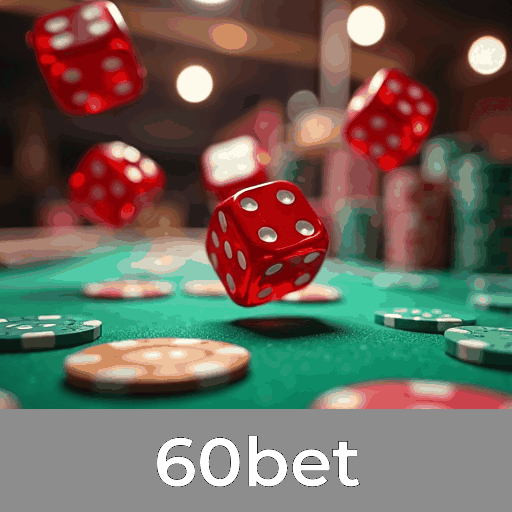 60bet: Caça-níqueis com grande prêmio, mesa de jogos variada, dealers ao vivo imersivos
